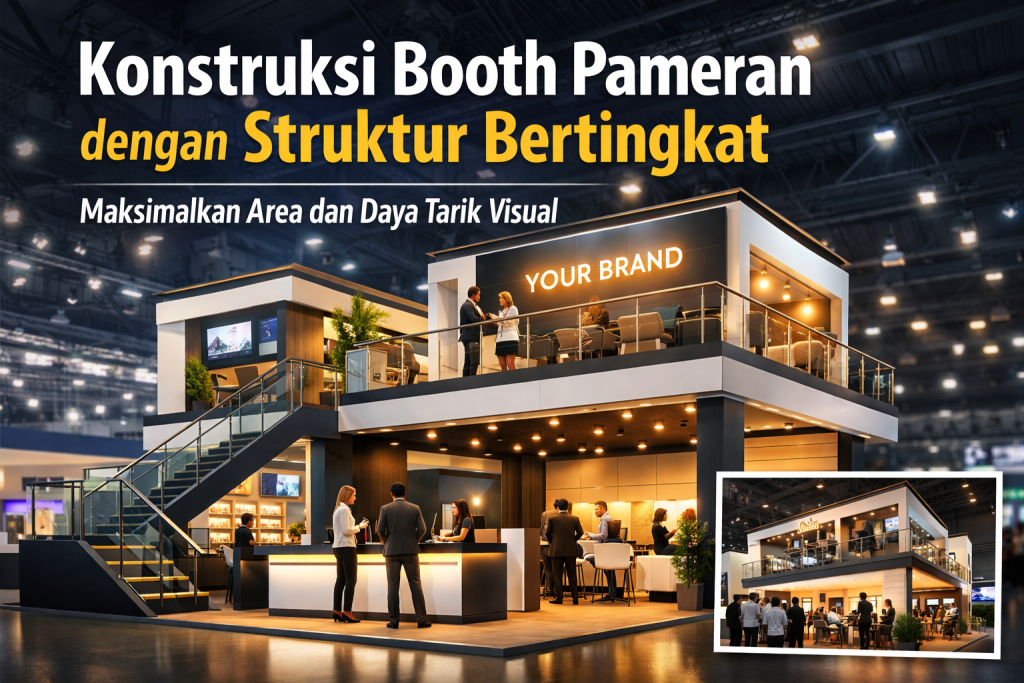 konstruksi booth pameran