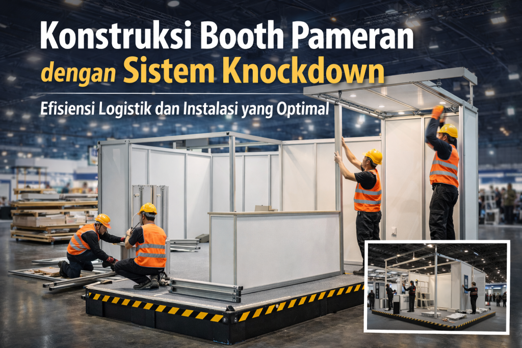 konstruksi booth pameran