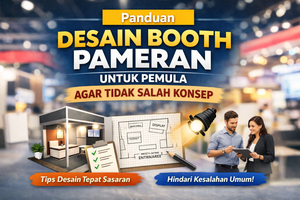 desain booth pameran