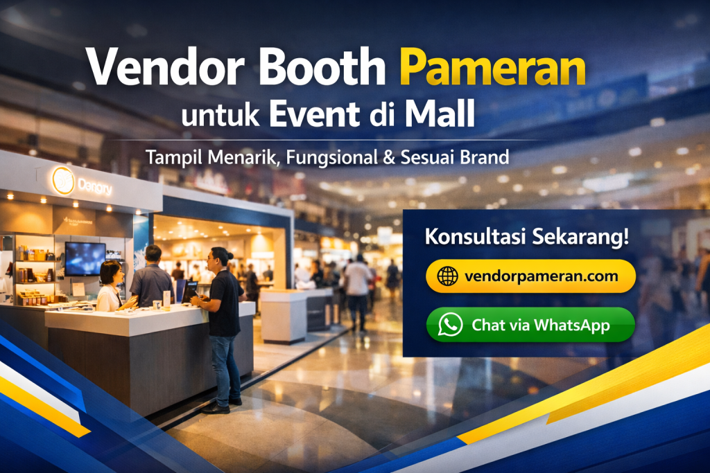vendor booth pameran
